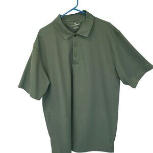 Grand Slam Golf Men's 3-Button Polo Shirt Size XXL in Green Activewear Casual